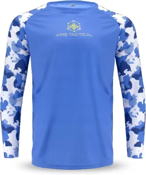 Apis Tacical - All-Season Base Layer - Mens Undershirts for Beekeeping & Outdoors - Moisture-Wicking Long Sleeve Undershirt