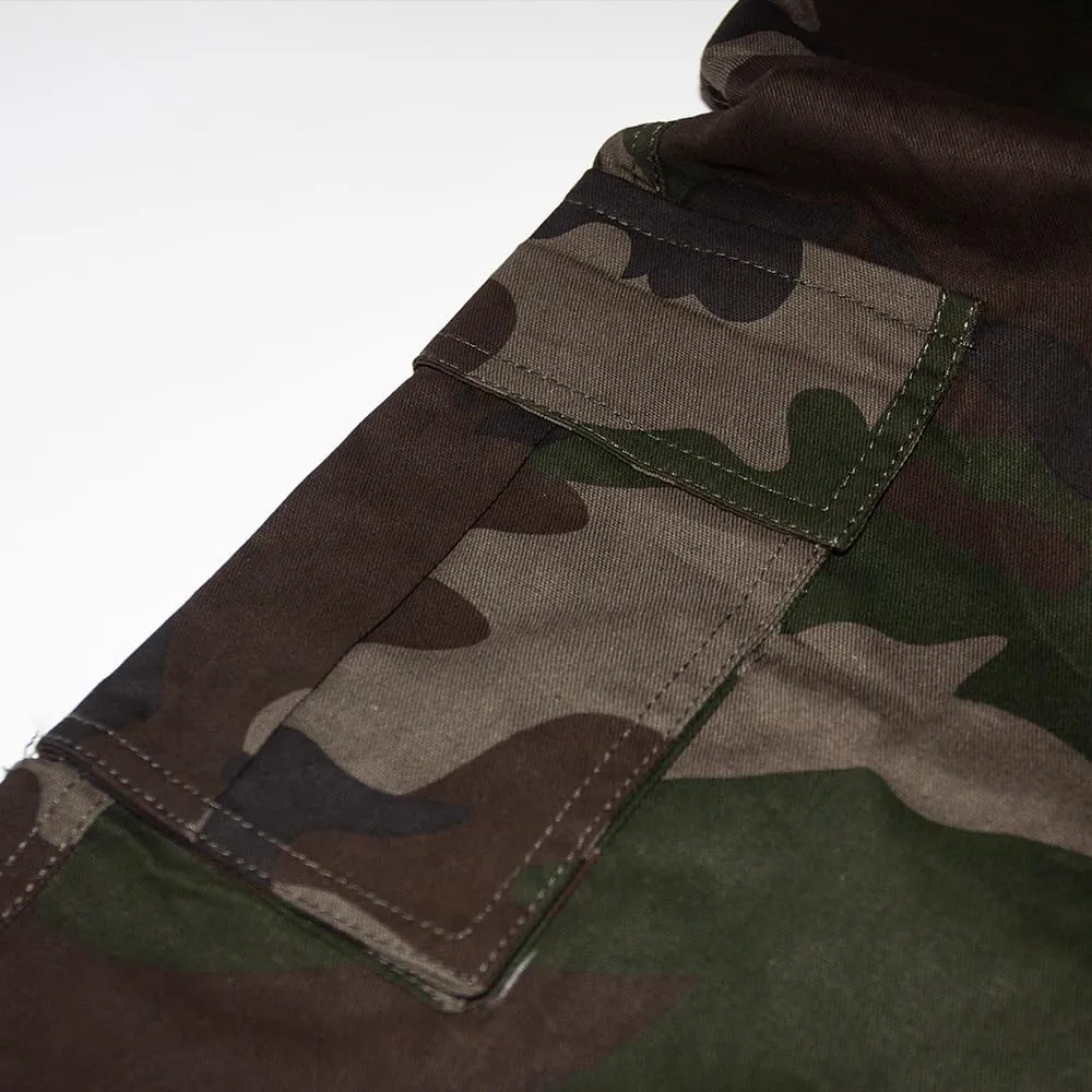 Camouflage Men Invisible Zipper Open Crotch Pants Casual Plus Size Loose Trousers