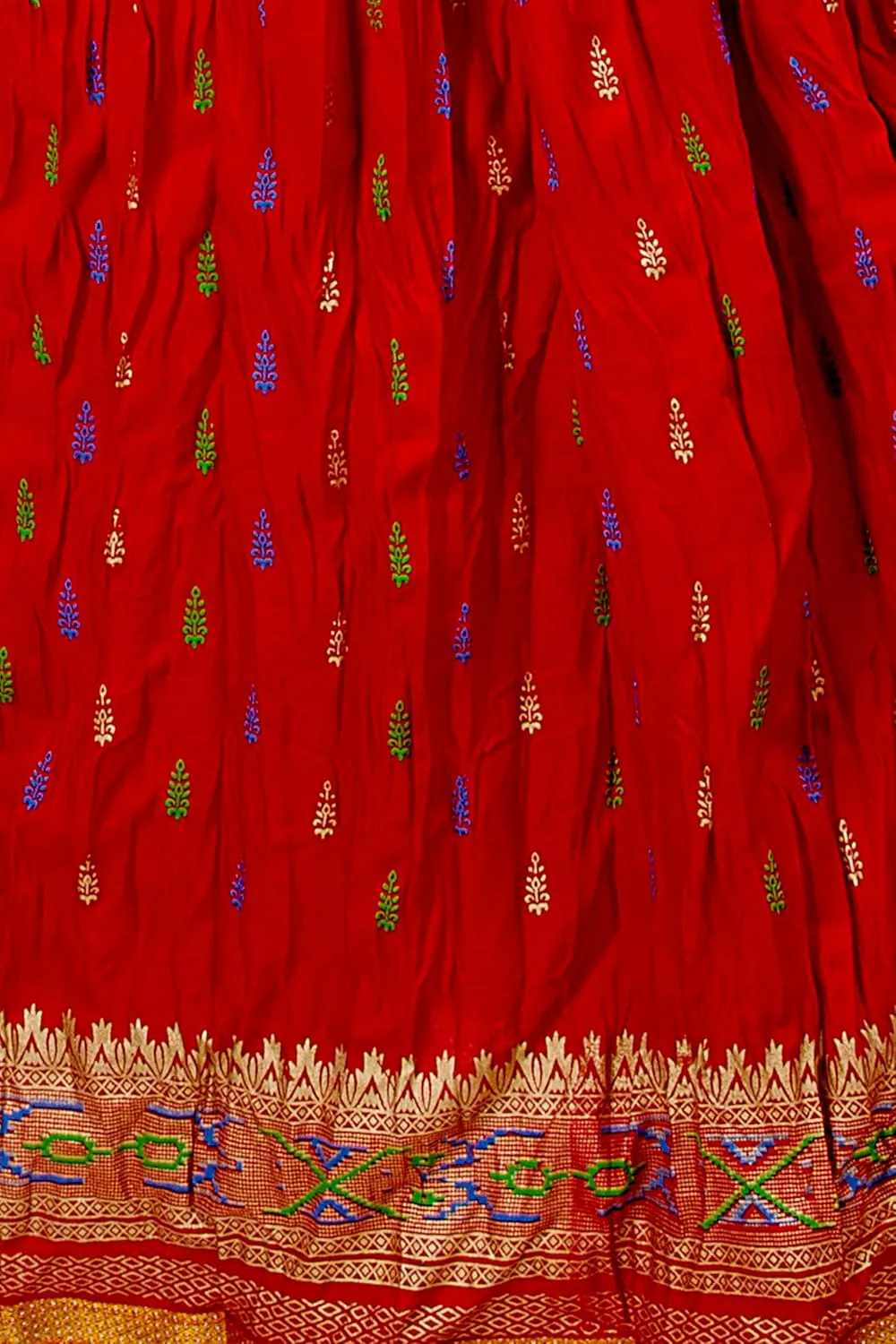 Chandrakala Flowy Long Skirt for Women A Line Casual Beach Party Holiday Maxi Skirts (S115-P)