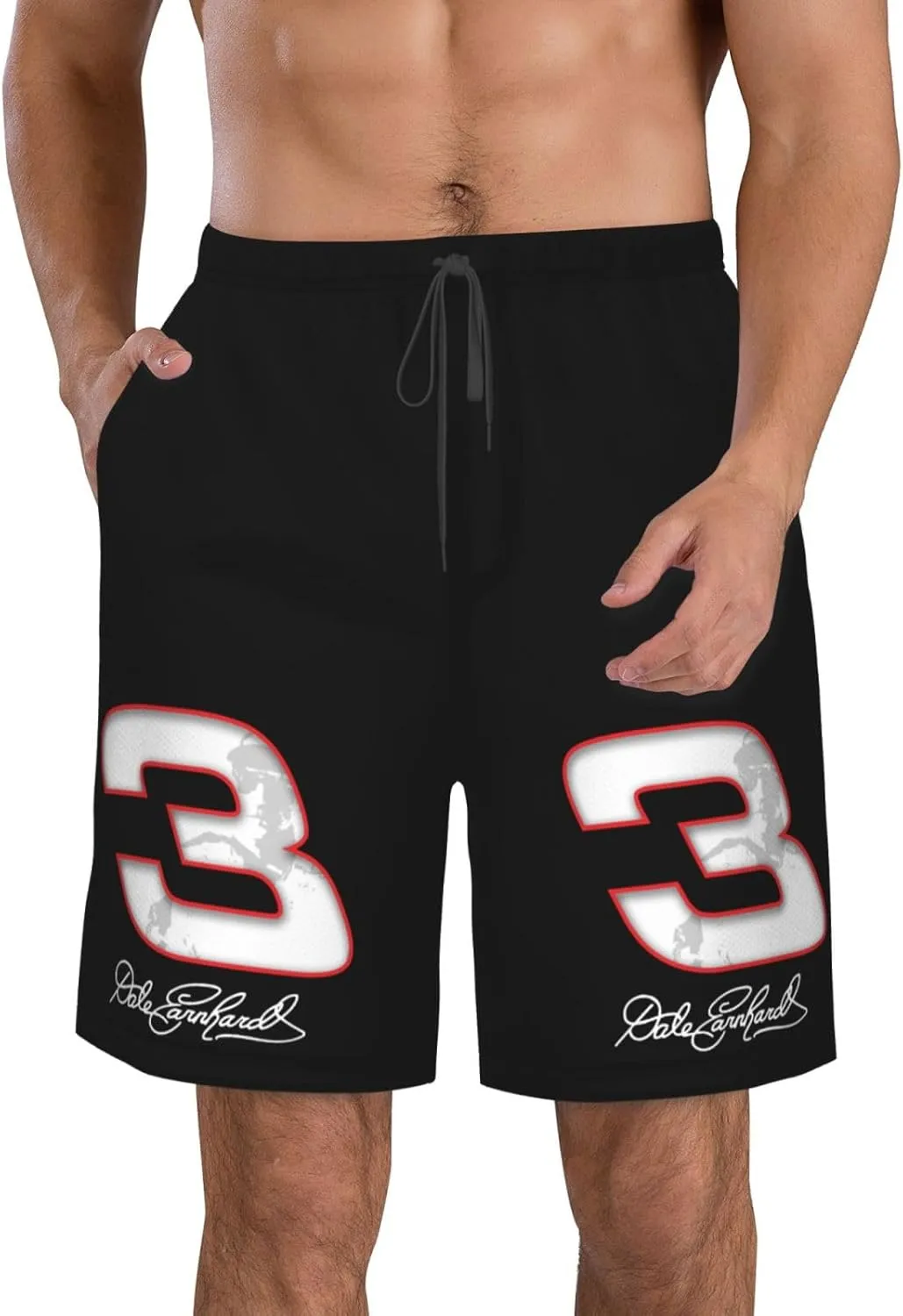 Da-le-Earnhardt-Sr-Car-3 Men's Swim Trunks Board Shorts Outdoor Beach Surfing