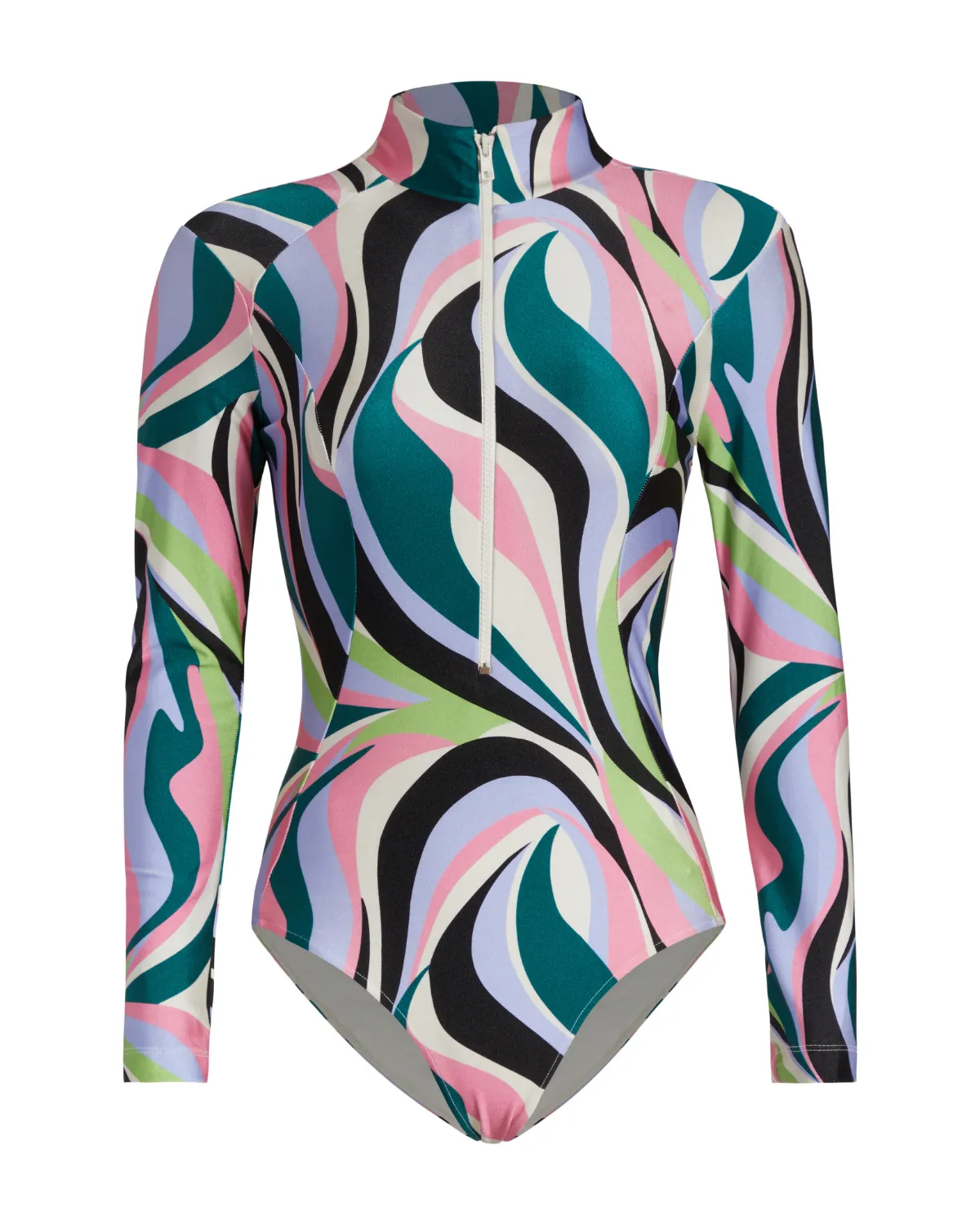 DELOS ZIP-FRONT RASHGUARD