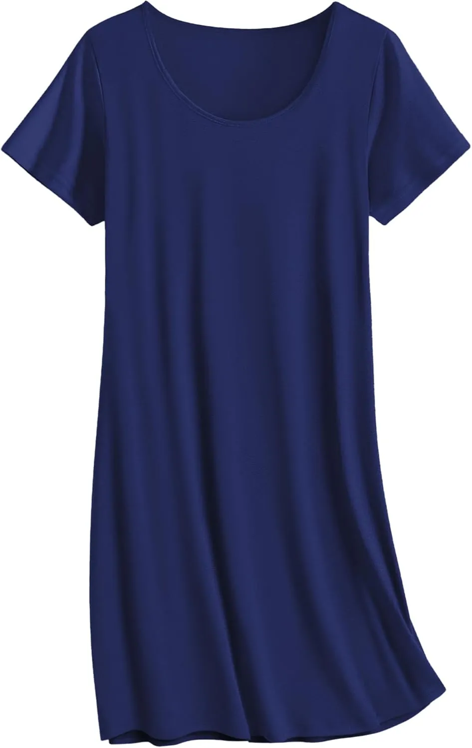Ekouaer Nightgowns for Women Cotton Sleepshirts Short Sleeve Nightshirt Tshirt Night Gown Casual Sleepdress Comfy Nightdress