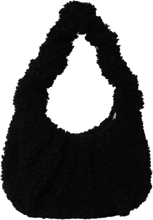 Fluffy Tote Bag, Fuzzy Purses for Women Faux Fur Bag Lambswool Y2k Purse Furry Bag
