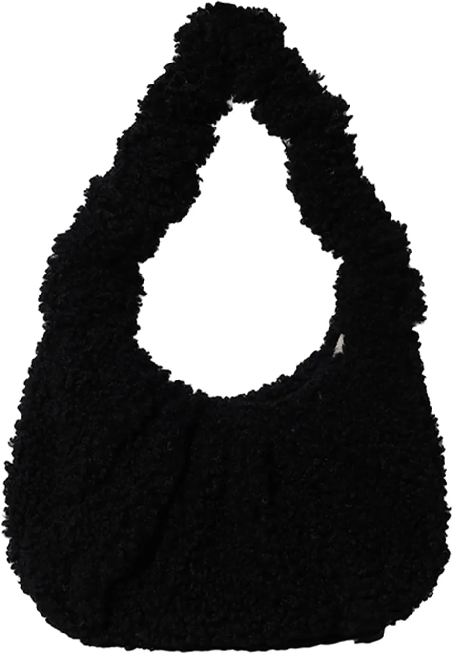 Fluffy Tote Bag, Fuzzy Purses for Women Faux Fur Bag Lambswool Y2k Purse Furry Bag
