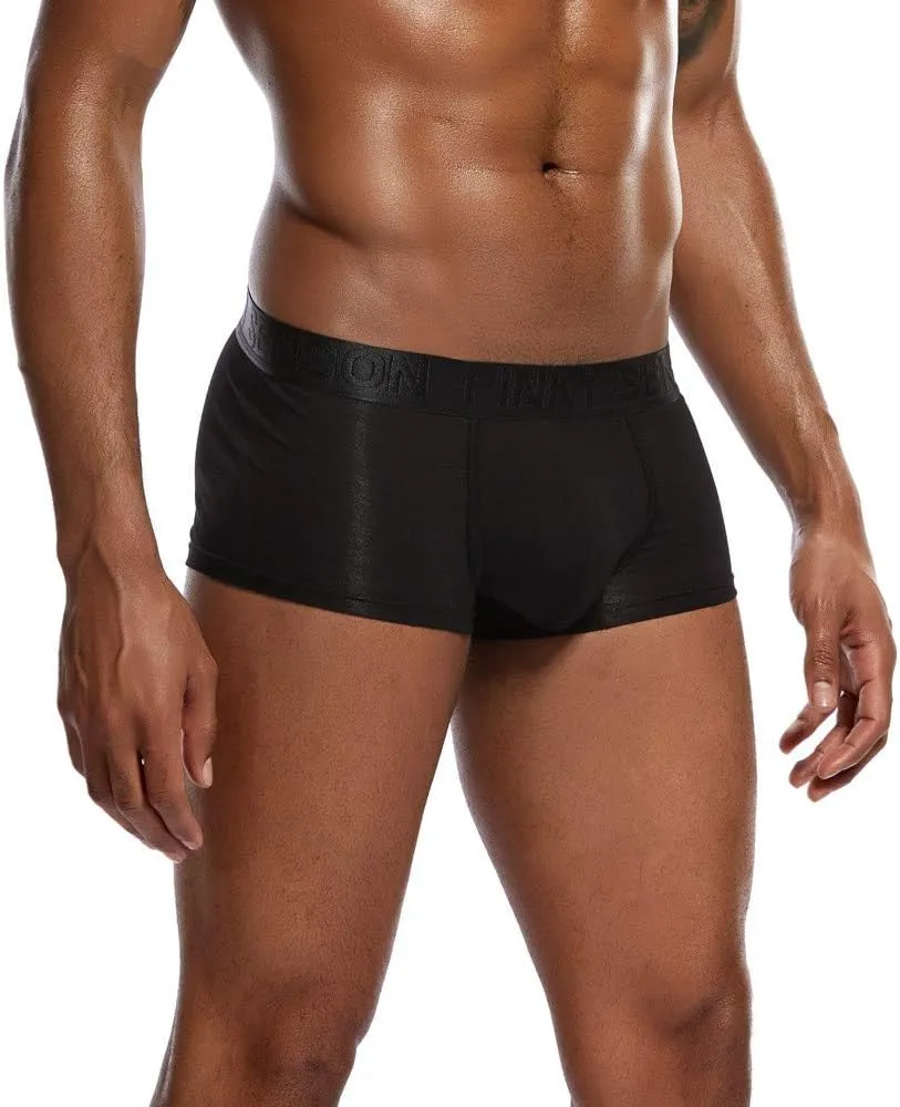 GIERIDUC Men's Sexy Pouch G-String Underwear Ball Pouch Boxer Briefs For Men Sexy Mens Underwear Mesh Tight Underwear For Men