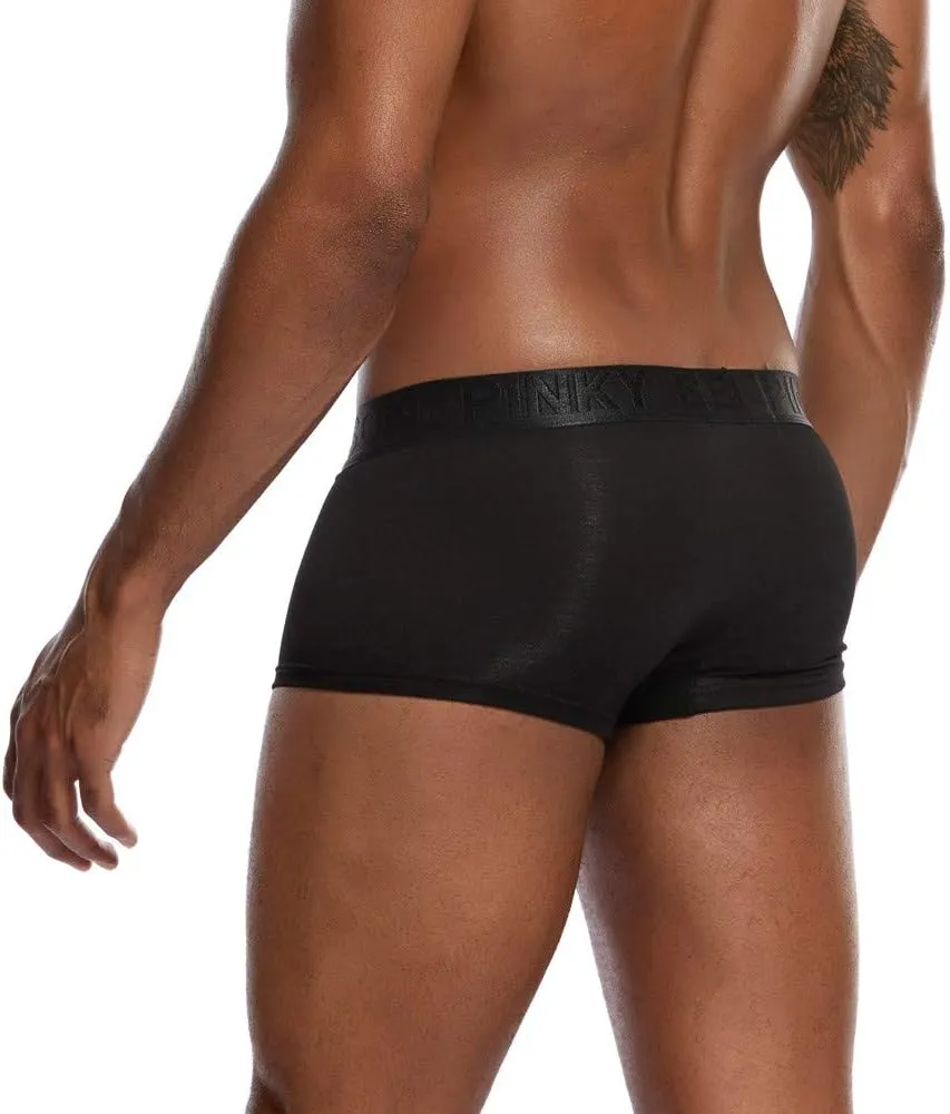 GIERIDUC Men's Sexy Pouch G-String Underwear Ball Pouch Boxer Briefs For Men Sexy Mens Underwear Mesh Tight Underwear For Men