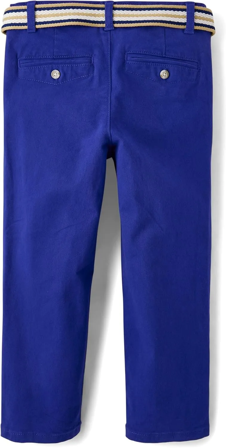 Gymboree Boys' and Toddler Belted Chino Pants