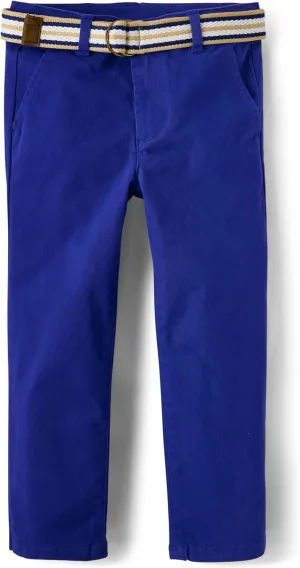 Gymboree Boys' and Toddler Belted Chino Pants