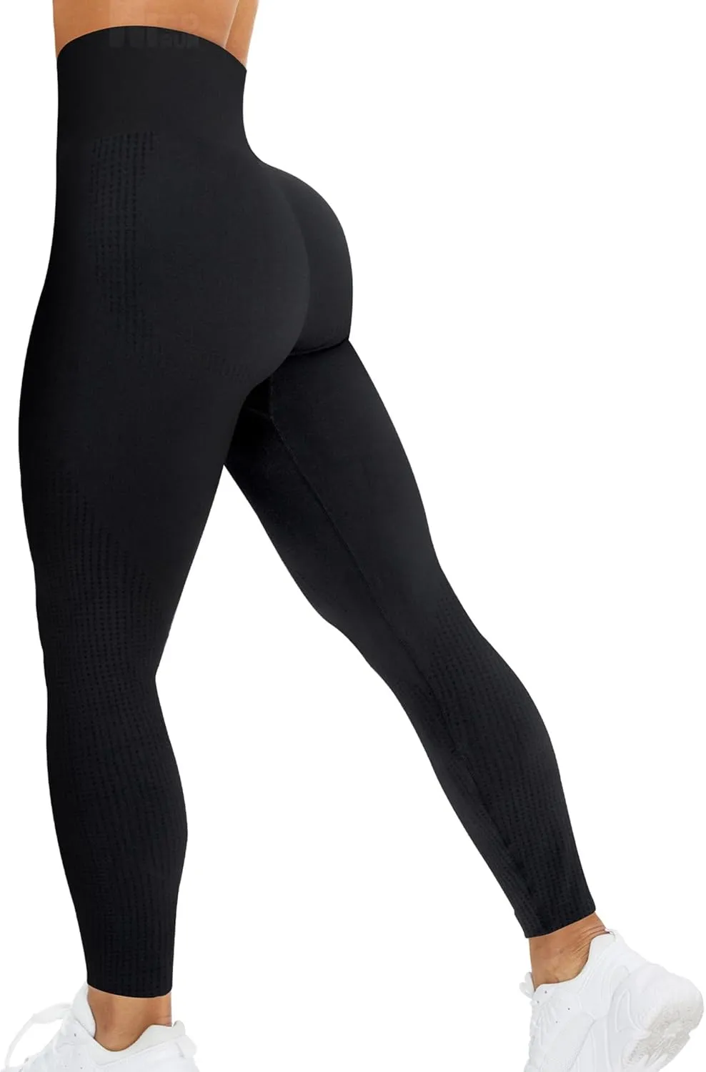 HIGORUN Women Seamless Leggings Smile Contour High Waist Workout Gym Yoga Pants