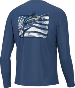 HUK Men's Kc Pursuit Long Sleeve, Sun Protecting Fishing Shirt