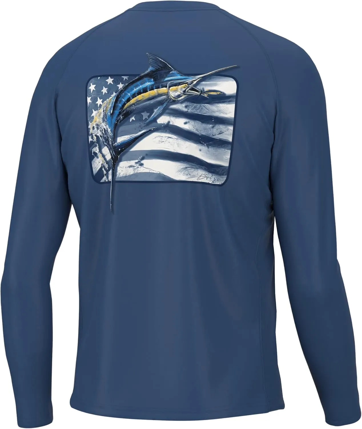 HUK Men's Kc Pursuit Long Sleeve, Sun Protecting Fishing Shirt