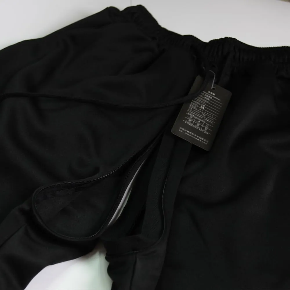 Invisible Zipper Open Crotch Jogger Pants Outdoor Men Plus Size Sportswear Trousers