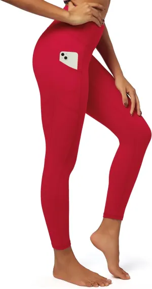 IUGA Fleece Lined Leggings with Pockets for Women Thermal Leggings for Women High Waisted Yoga Pants Winter Workout Leggings