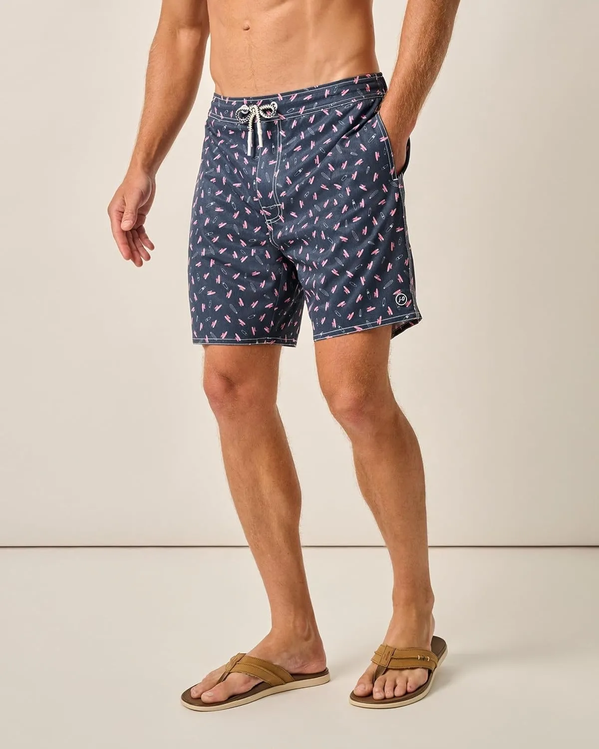johnnie-O The Half Elastic 7" Surf Shorts