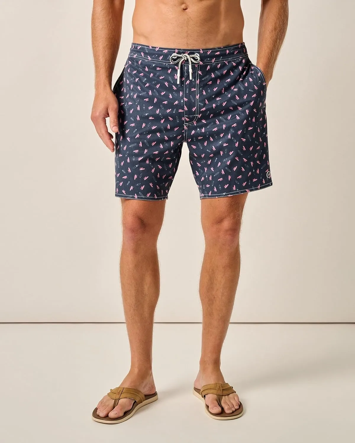 johnnie-O The Half Elastic 7" Surf Shorts