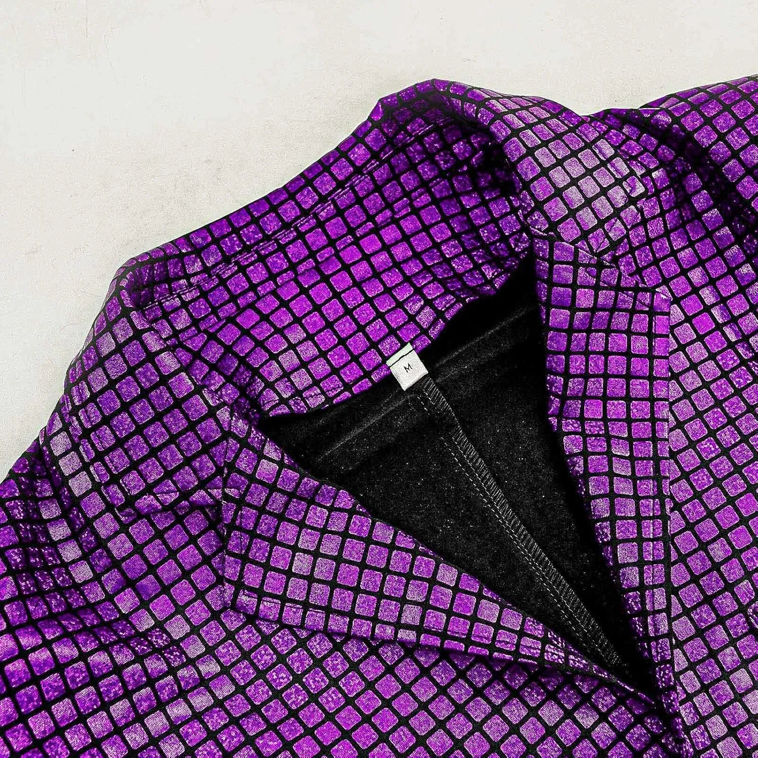 Men's 70s Disco Outfit Rainbow Suit Sequin Jacket and Pants Halloween Party Costume