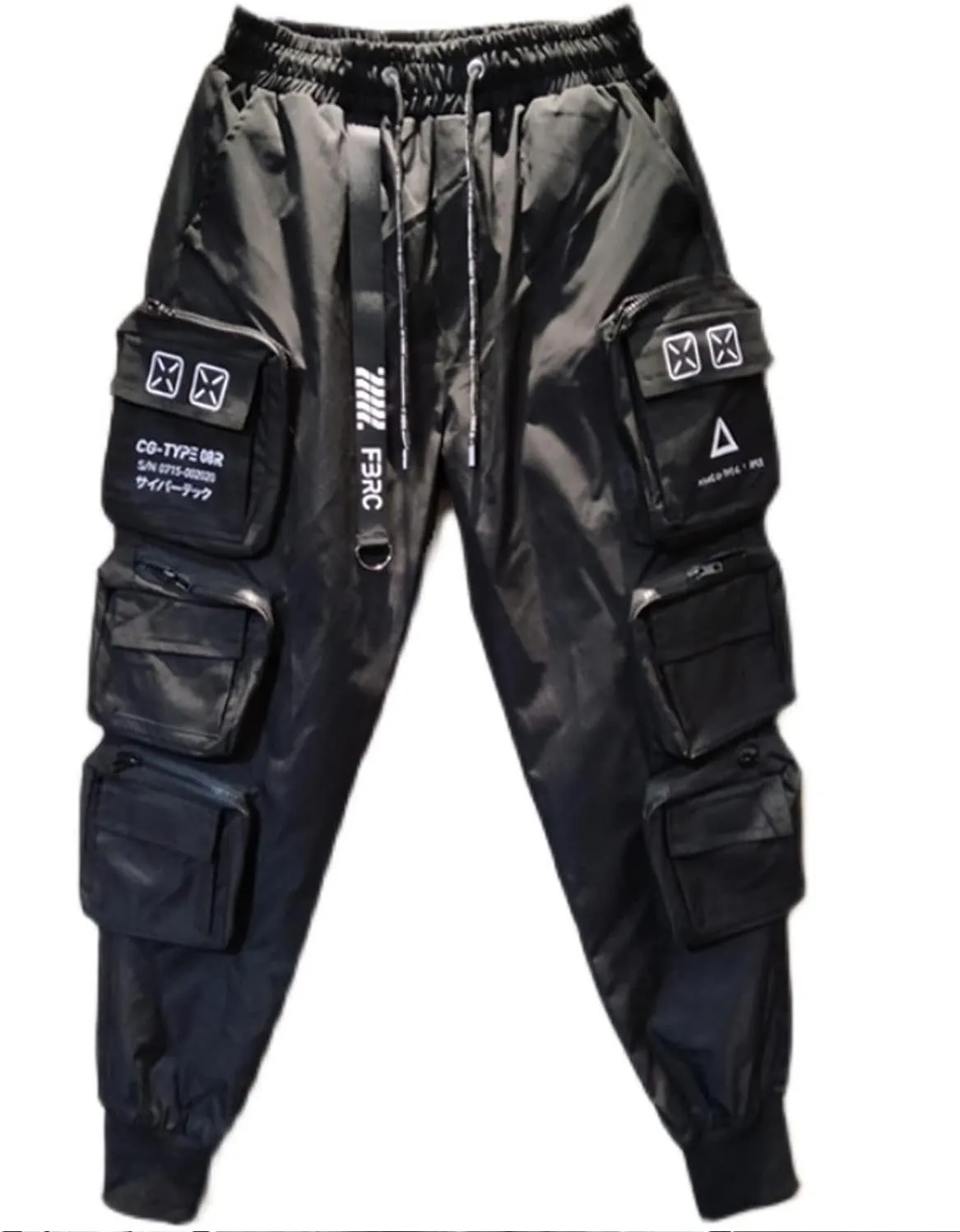 Men's Jogger Punk Cargo Baggy Techwear Hip Hop Harem Pants Streetwear Tactical Overalls