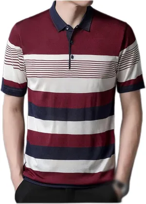 Middle-Aged and Elderly Men's Half Sleeve Quick Dry Solid Color Business Shirt Thin(S Code)
