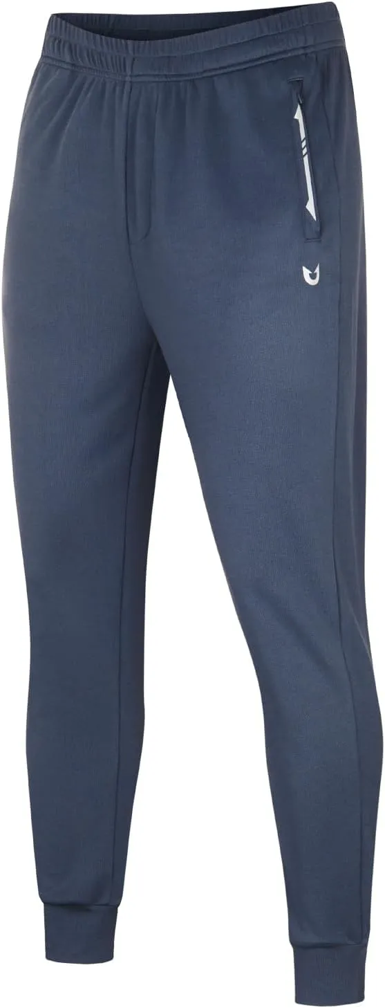 NORTHYARD Men's Joggers Pants with Zipper Pockets Athletic Track Pants Tapered Lightweight Mesh for Jogging Running Gym