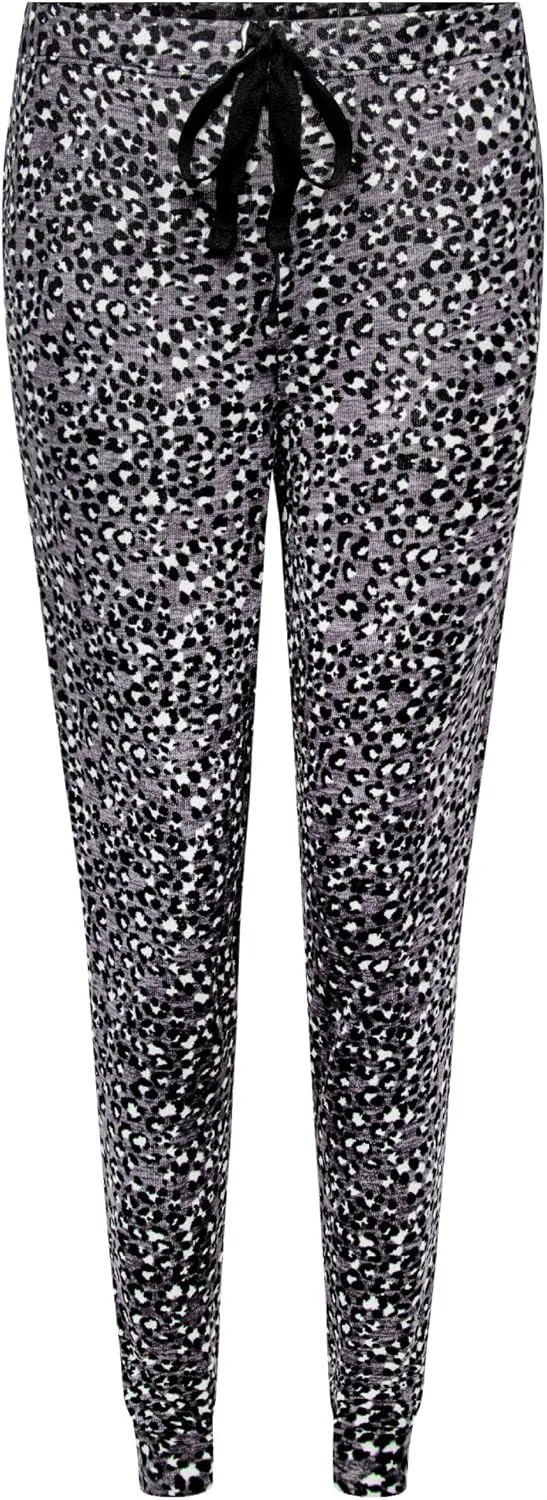 Rene Rofe 2 Pack: Lounge Sleep Joggers for Women, Summer Pajama Pants