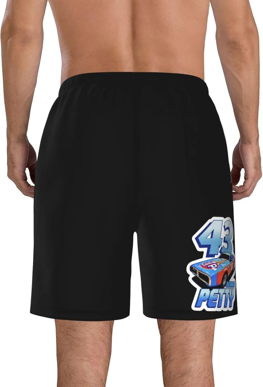 Richard-Petty-Car-43 Men's Swim Trunks Board Shorts Outdoor Beach Surfing