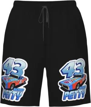 Richard-Petty-Car-43 Men's Swim Trunks Board Shorts Outdoor Beach Surfing