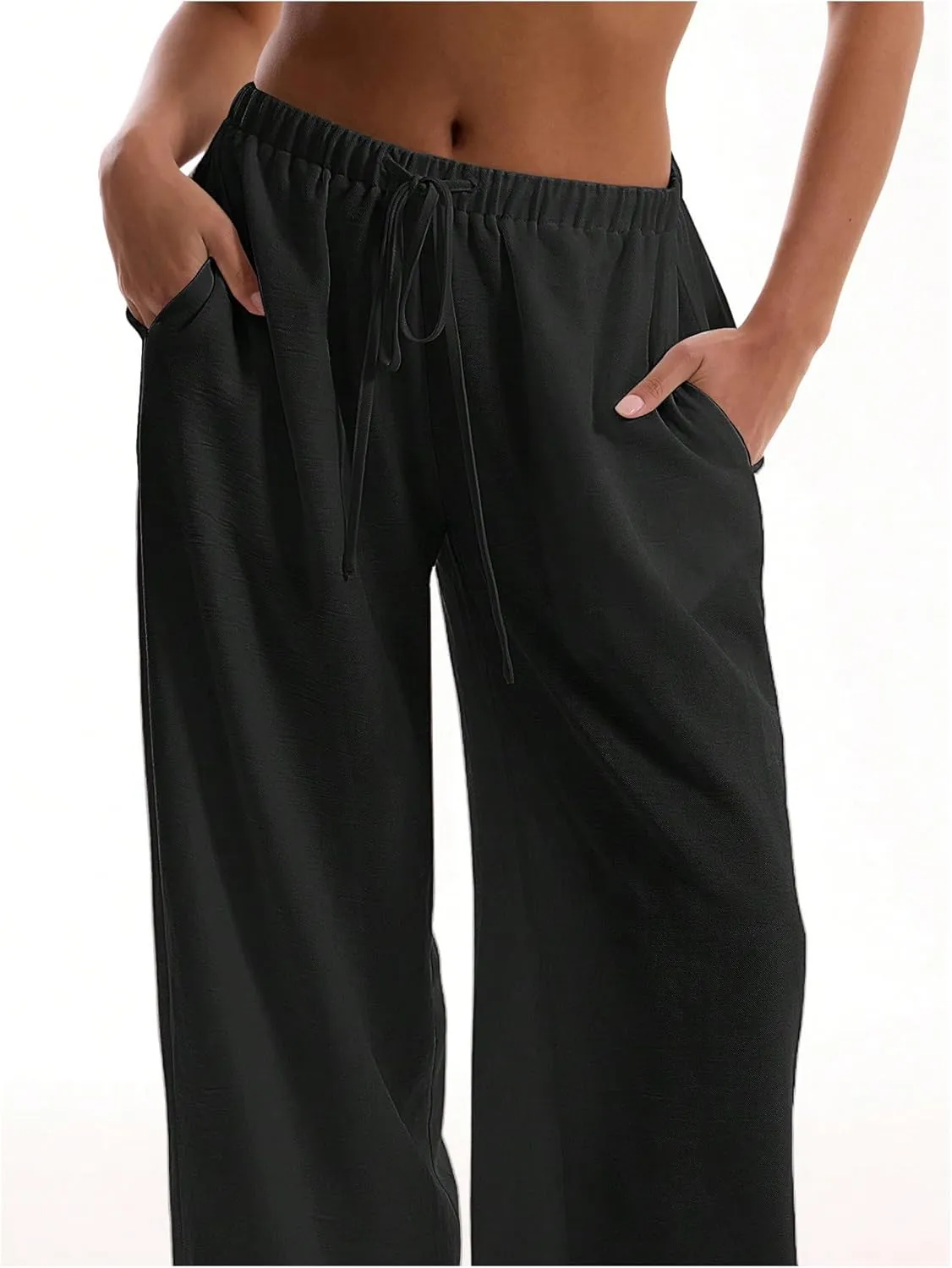 SHENHE Women's Green Wide Leg Palazzo Pants
