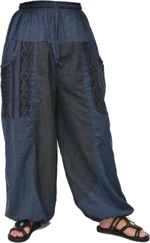 Siamrose Baggy Yoga Harem Pants Men Women Casual Lounge Trousers Two-Colored, 2 Pockets