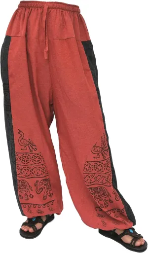 Siamrose Baggy Yoga Harem Pants Men Women Casual Lounge Trousers with 2 Pockets