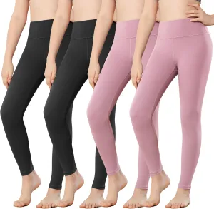 Stelle Girls Leggings Yoga Pants Youth Athletic Dance Running Active Tights Pack