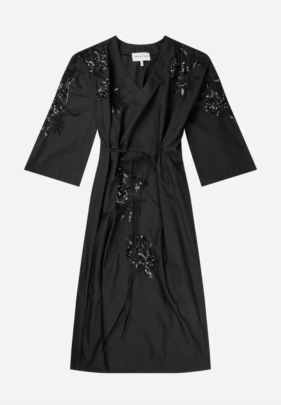 Syrus Black Beaded Dress