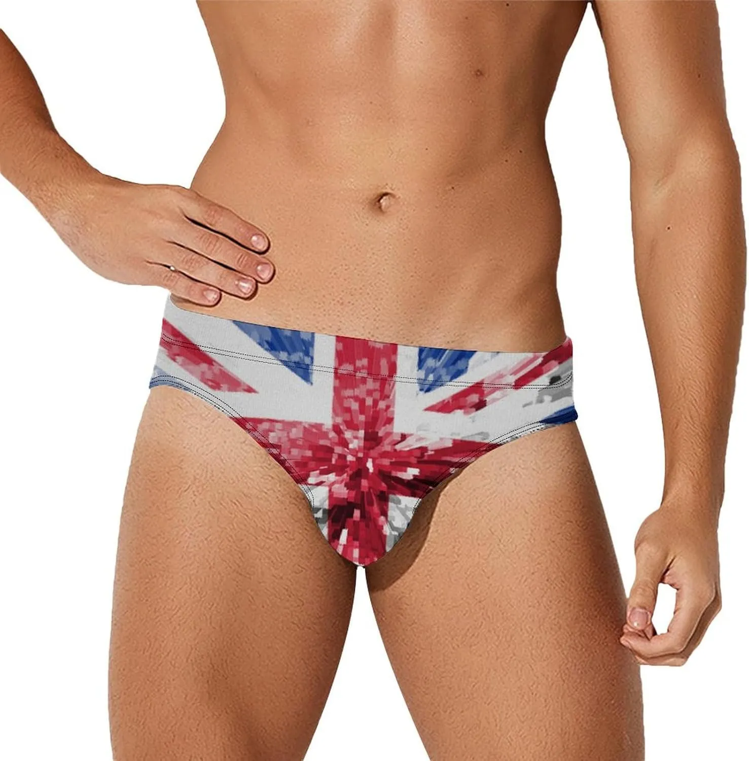 TAIZIYEAH American Flag Men's Swimwear Pants Swimming Trunk Board Shorts Swimsuits Pool