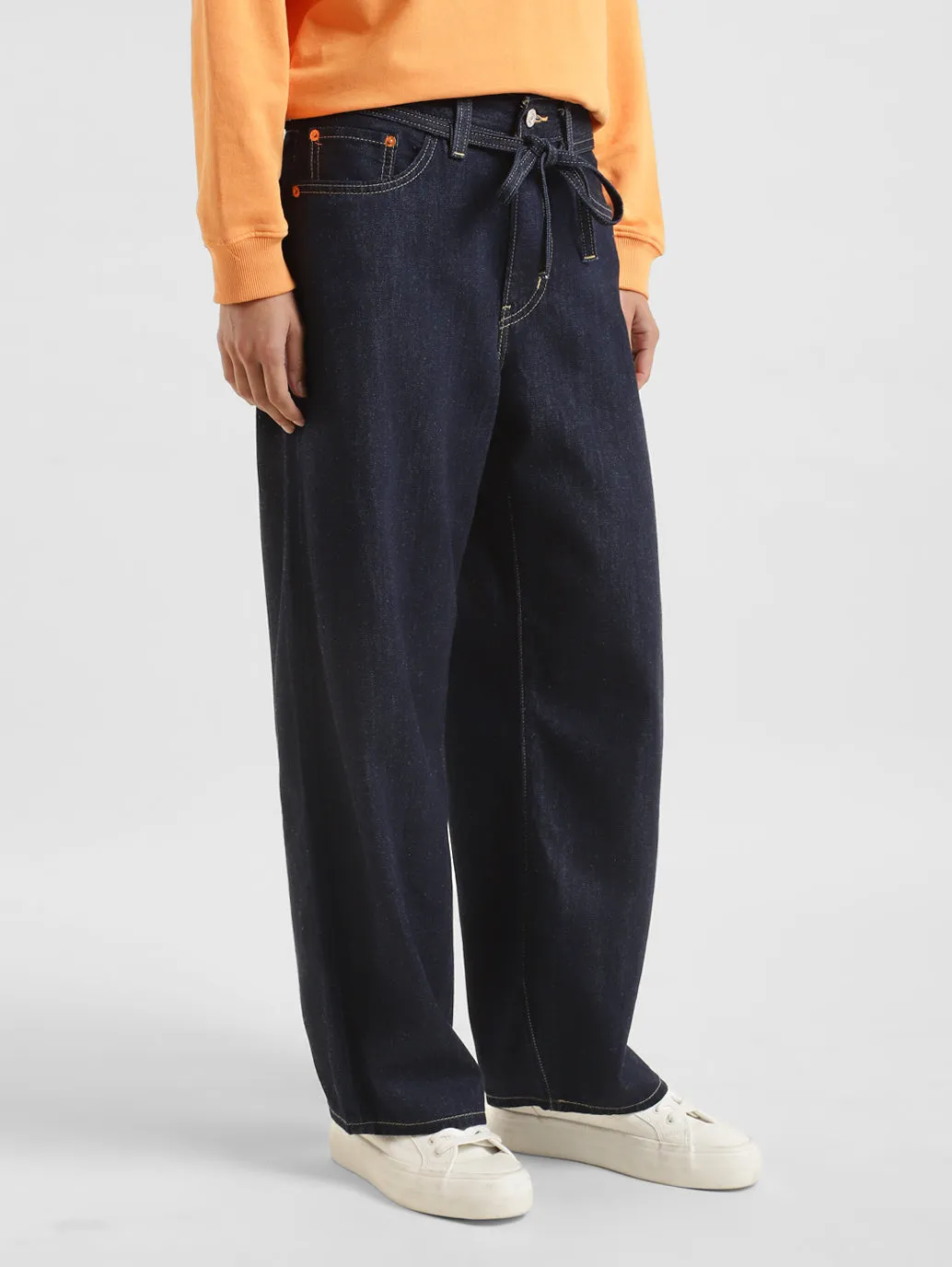 Women's Blue Flared Fit High Rise Jeans