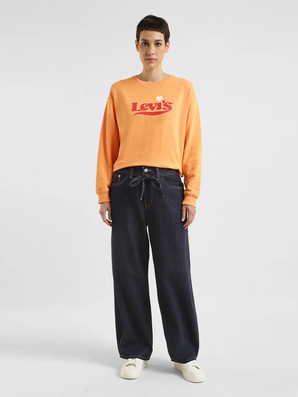 Women's Blue Flared Fit High Rise Jeans