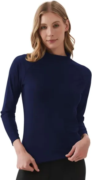 Womens Rash Guard Long Sleeve UPF 50  UV Swim Shirt Quick Dry Sun Protection Water Rashguard Tops for Surfing