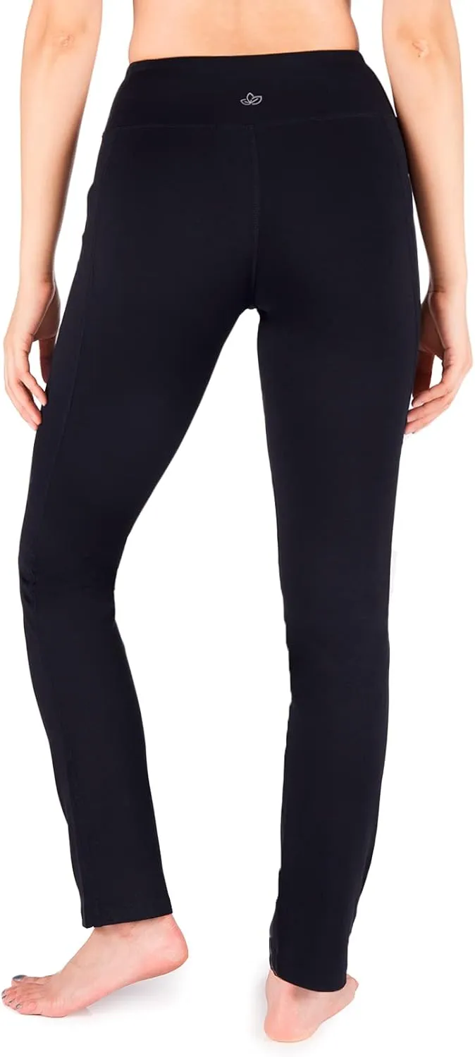 Yogipace 27"/29"/31"/33"/35"/37" Women's Straight Leg Yoga Pants Workout Pants